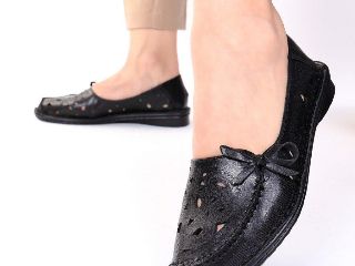 Pantofi negri comozi Ester