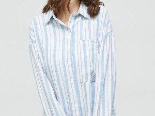 Abercrombie & Fitch camasa de in cu guler clasic, relaxed