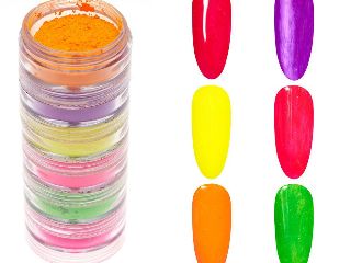 Set 6 pigmenti neon W54 Oranjollie