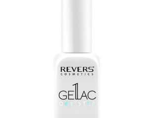 Lac de unghii Gellac 1 Step, Hybrid Effect, Non UV, Revers, 55 Portocaliu Neon, 10 ml