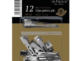 Clips Oranjollie metal 12 la set mic