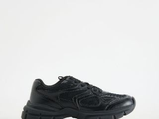 Reserved - Pantofi sport din materiale combinate - negru