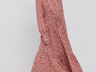 Y.A.S Rochie culoarea roz, midi, evazata