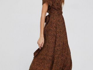Answear Lab Rochie culoarea negru, midi, model drept