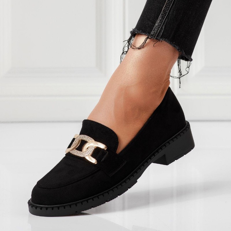 Pantofi Casual Dama Lewis Negri #16266